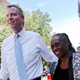 Illustration for article titled i/iNYC Mayor Bill de Blasio Appears to Have Used Wife Chirlane McCray as a Literal Human Shield